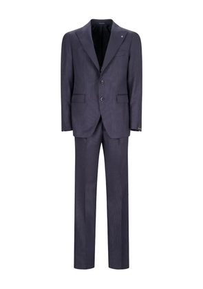 Tagliatore pinstripe single-breasted suit - Blue