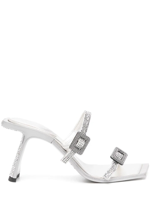 Benedetta Bruzziches 90mm crystal-embellished sandals - Silver