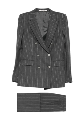 Tagliatore pinstriped double-breasted blazer - Grey
