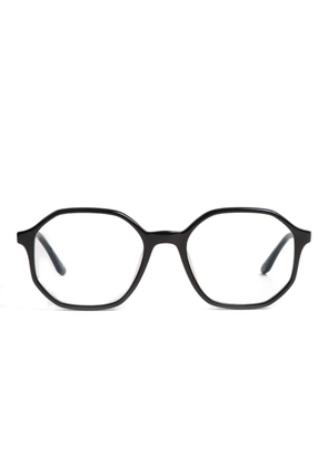 Peter And May Georgia geometric-frame glasses - Black