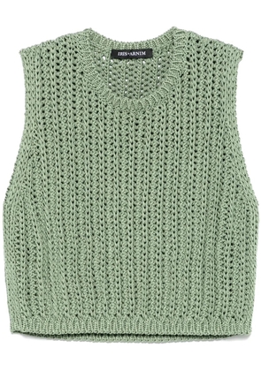 Iris Von Arnim knitted top - Green