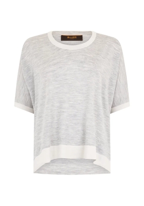 Moorer panelled sweater - Grey