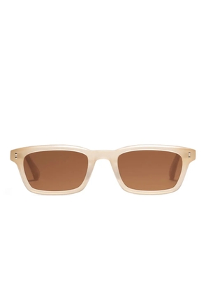 Peter And May rectangle-frame sunglasses - Neutrals