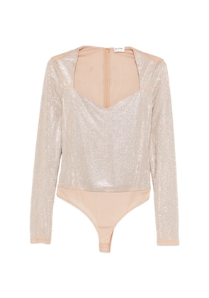 Blugirl crystal-embellishment bodysuit - Neutrals