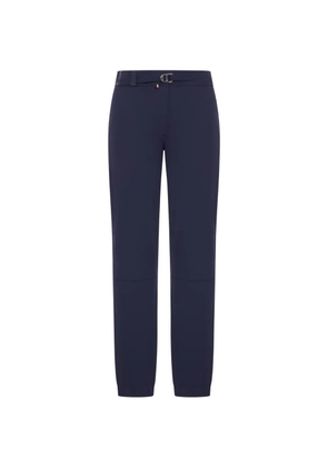 Moncler Grenoble belted straight trousers - Blue