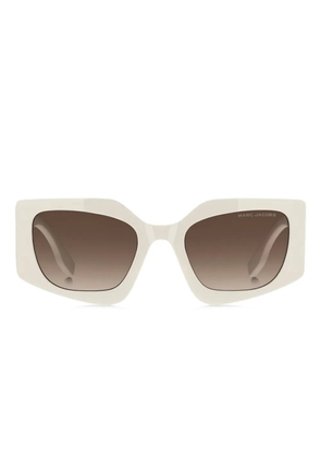 Marc Jacobs Eyewear geometric-frame sunglasses - Neutrals