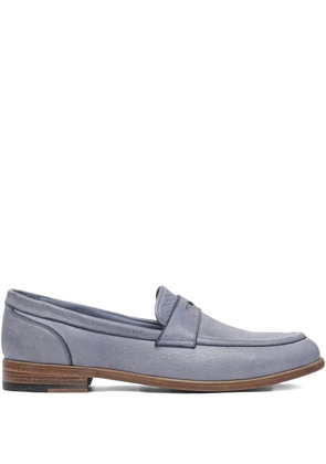 sturlini firenze penny leather loafers - Blue