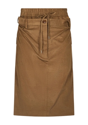 Vivienne Westwood belted corduroy skirt - Brown