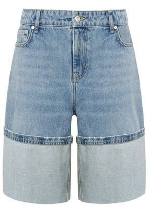 MOSCHINO JEANS turn-up denim shorts - Blue