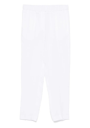 Peserico linen tapered trousers - White
