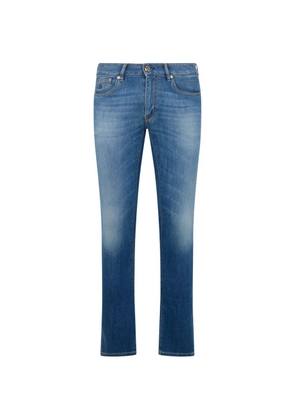 Moorer five-pockets jeans - Blue