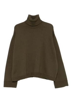 The Frankie Shop Rhea Trapeze roll-neck sweater - Green
