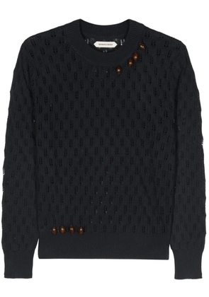 Namacheko Nissan cut-out knitted jumper - Blue