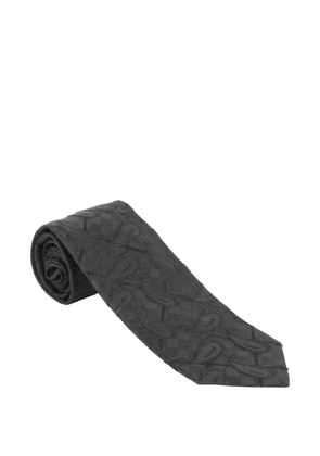 ETRO jacquard tie - Grey