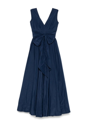 Cenere GB bow-embellished midi dress - Blue