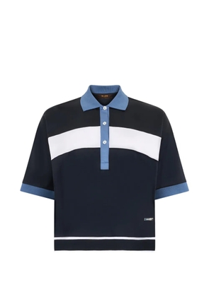 Moorer striped polo shirt - Blue