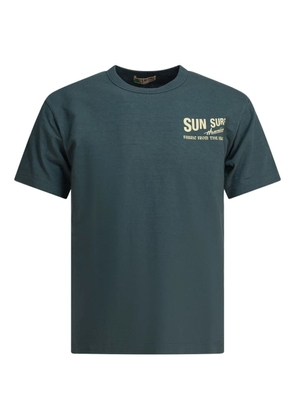 Sun Surf graphic-print cotton T-shirt - Green