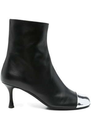 Nº21 60mm leather boots - Black