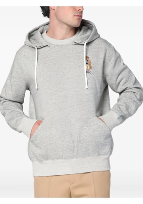 Polo Ralph Lauren embroidered-logo hoodie - Grey
