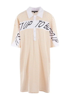 Reward If Found striped-pattern midi dress - Yellow