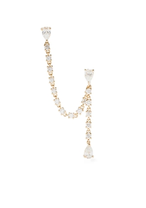 Anita Ko 14K yellow gold diamond drop earring