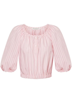 Philosophy Di Lorenzo Serafini stripe-print top - Pink