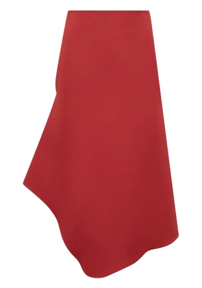 Calcaterra Wave maxi skirt - Red