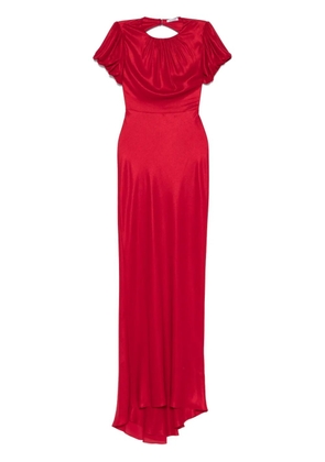 Parlor open-back maxi dress - Red
