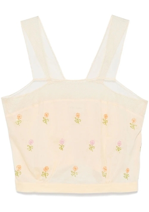 Antik Batik Fany embellished top - Yellow