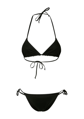 Fisico reversible triangle bikini - Black