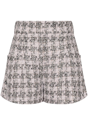 IRO Gannu tweed shorts - Silver