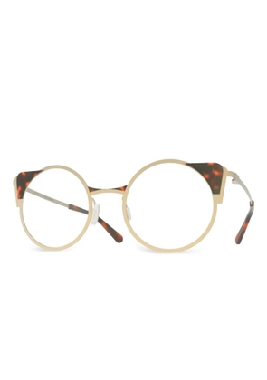 Gamine round-frame glasses - Gold