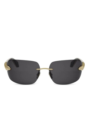 Bvlgari Serpenti cat-eye frame sunglasses - Gold