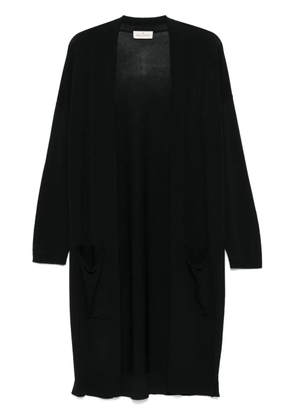 Bruno Manetti fine-knit coat - Black