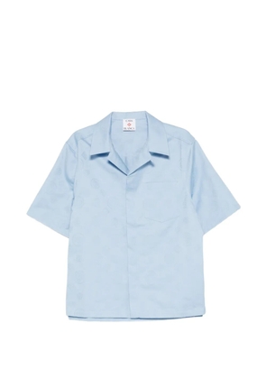 Casablanca monogram short-sleeve shirt - Blue