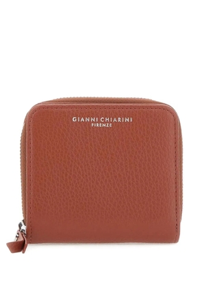 GIANNI CHIARINI zip-around leather wallet - Red