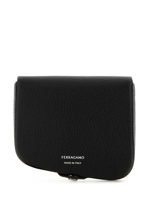 Ferragamo leather coin purse - Black