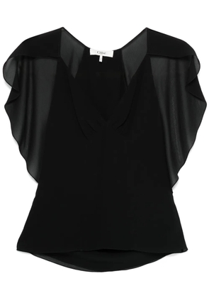 Chloé cape-detail tank top - Black