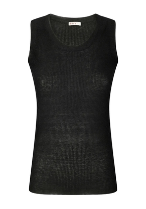 Stefano Mortari ribbed top - Black