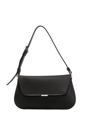 Amina Muaddi Ami satin mini bag - Black