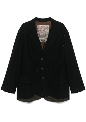 Ziggy Chen twill blazer - Black