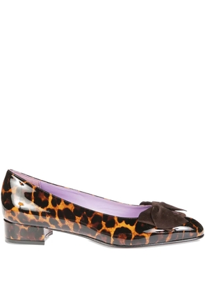 Carel Paris 30mm leopard-print pumps - Brown