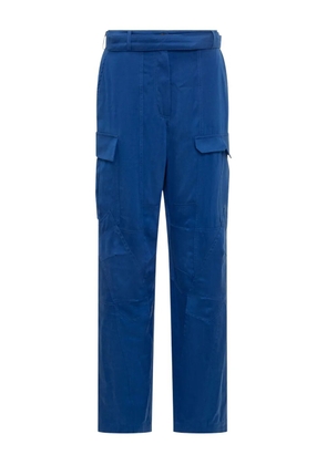 Ferragamo lyocell straight-leg trousers - Blue