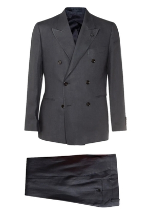 Lardini brooch-detail suit - Grey