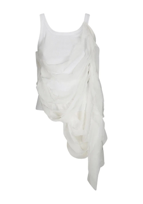 Maria Calderara layered tank top - White