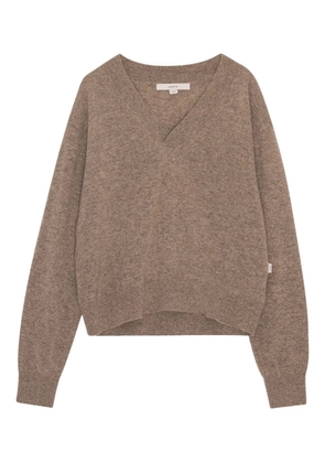REMAIN V-neck sweater - Brown