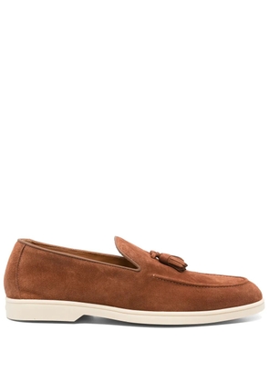 Doucal's leather loafers - Brown
