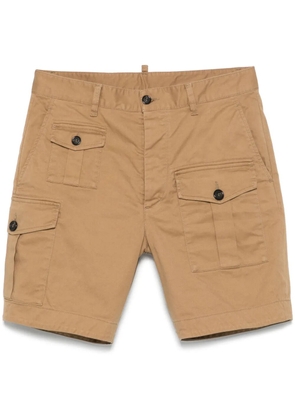 DSQUARED2 twill cargo shorts - Brown