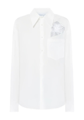 Giuseppe Di Morabito crystal-embellished shirt - White