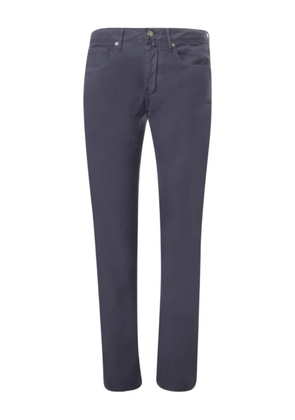 Incotex logo-patch chinos - Blue